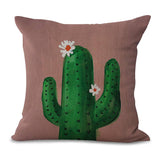 Honana,45x45cm,Cactus,Optional,Patterns,Cotton,Linen,Pillow,Cushion,Cover