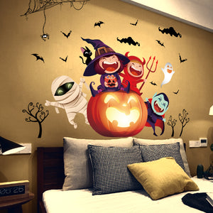 Miico,XL890,Cartoon,Sticker,Hallowen,Sticker,Removable,Sticker,Decoration