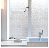 KCASA,45cmX200cm,Modern,Stripe,Pattern,Glass,Stickers,Bathroom,Balcony,Sliding,Frosted