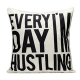 43x43cm,English,Letter,Fashion,Cotton,Linen,Pillow,Cushion,Decor