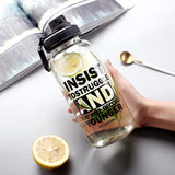 1000ml,Portable,Glass,Water,Bottle,Drink,Outdoor,Sport,Office,Travel,Sleeve,Straw