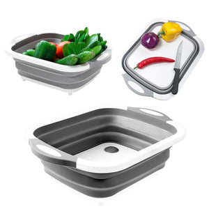 Portable,Folding,Dishwashing,Drain,Basin,Fruits,Vegetable,Cleaning,Washbasin,Camping,Picnic