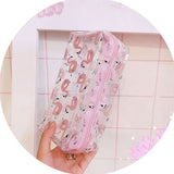 Transparent,Flamingo,Cosmetic,Travel,Storage,Storage