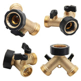 Brass,Faucet,Manifold,Garden,Splitter,Water,Segregator,Divider,Switcher,Control,Valve,Valve