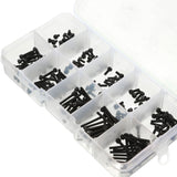 Suleve,M2CH1,Carbon,Steel,Allen,Socket,Screw,Metric,Assortment,200Pcs