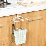 Bathroom,Kitchen,Hanging,Organizer,Layers,Toilet,Paper,Hooks,Shelf,Towel,Holder