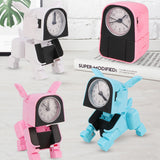 Deformed,Puppy,Clock,Children's,Alarm,Clock,Lovely,Cartoon,Table,Clock