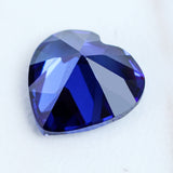 Royal,Tanzanite,Sapphire,10x10mm,6.46ct,Heart,Faceted,Loose,Gemstone,Decorations