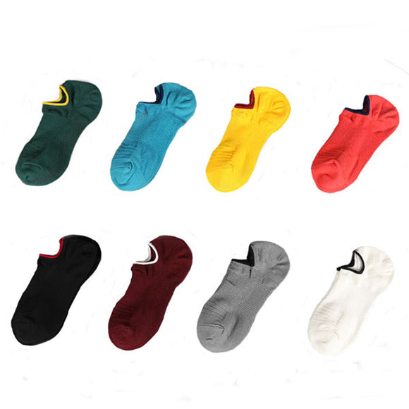 Women,Solid,Cotton,Invisible,Socks,Summer,Breathable,Deodorization,Socks