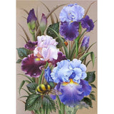 Drill,Diamond,Paintings,Flower,Embroidery,Cross,Stitch