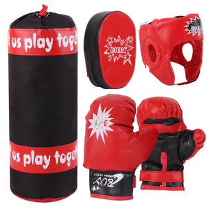 Leather,Children,Boxing,Gloves,Target,Punching,Fitness,Exercise,Decompression,Sandbag