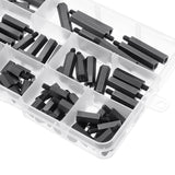 Suleve,M4NH4,110Pcs,Nylon,Screw,Female,Standoff,Column