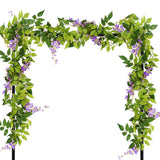 Wisteria,Garland,Artificial,Flowers,Bunch,Wedding,Hanging,Decorations