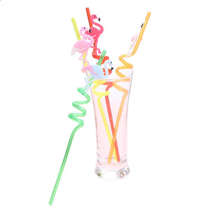 Kitchen,Drinking,Straw,Creative,Flamingo,Straw,Drink,Straws,Cartoon,Straws