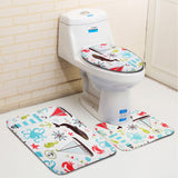 Marine,Animal,Bathroom,Shower,Curtain,Toilet,Cover