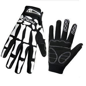 Ghost,Human,Skeleton,Motorcycle,Gloves,Winter,Mittens