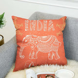 Bohemian,Style,Elephant,Printing,Cushion,Cover,Linen,Cotton,Throw,Pillow,Office