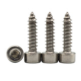 Suleve,M2SH3,50Pcs,Stainless,Steel,Socket,Cylinder,Tapping,Screw,Screws,Speaker,Screws,Optional,Length