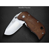 Enlan,Small,Pocket,Folding,Knife,8Cr13Mov,Blade,Handle,Stainless,Steel,Knife