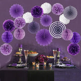 19Pcs,Tissue,Paper,Flower,Balls,Pompom,Wedding,Party,Shower,Decorations