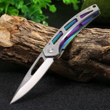 Sanremu,7021LUC,Titanium,Hunting,Knife,Pocket,Folding,Knife,Outdoor,Camping,Fishing,Knife