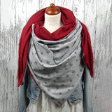 Women,Cotton,Thick,Winter,Outdoor,Casual,Floral,Pattern,Scarf,Shawl