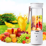 AUGIENB,500ML,Electric,Glass,Juicer,Fruit,Extractor,Machines,Personal,Portable,Blender,Maker,Shakes,Blender,Mixer,Juicer,Blade,Rechargeable,Stirring,Camping,Travel