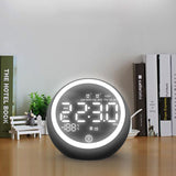 Night,Light,Bluetooth5.0,Speaker,Alarm,Clock,Radio,Desktop,Clock,Phone,Charger,Radio