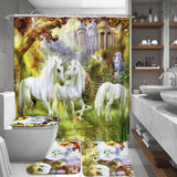 Bathroom,Toilet,Cover,Pedestal,Shower,Curtain