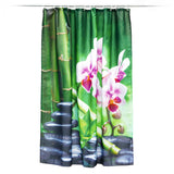 180x180CM,Bamboo,Pebble,Orchid,Toilet,Bathroom,Shower,Curtain,Hooks