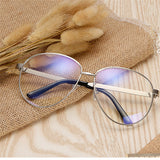 Unisex,Women,Metal,Frame,Eyeglasses,Clear,Vintage,Retro,Fashion,Glasses