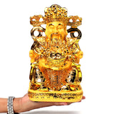 Wealth,Plating,Statue,Wencaishen,Ornament,Decorations,Mascot,Bring,Wealth