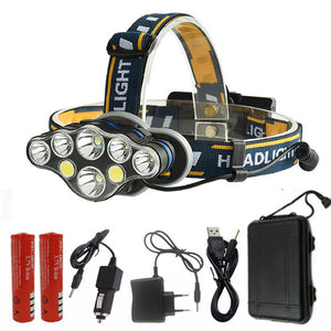 XANES,3300LM,Headlamp,Modes,Charging,Camping,Cycling,Hunting,Emergency,Lantern