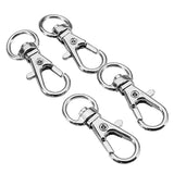 10Pcs,Silver,Alloy,Swivel,Lobster,Clasp,8.5mm,Round