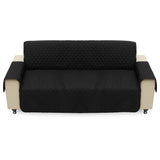 Black,Couch,Protective,Cover,Removable,Strap,Waterproof,Seater