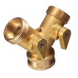 Standard,Brass,Garden,Irrigation,Splitter,Faucet,Manifold,Shape,Adapter,Connector"