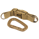 Shape,Tactical,Buckle,Climbing,Buckle,Carabiner,Multifunctional,Woven,Chain,Backpack,Accessories