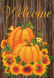 Pumpkins,Welcome,Garden,Autumn,Floral,Halloween,Decorations