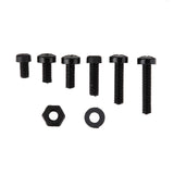 Suleve,M2.5NP1,500Pcs,Nylon,Screw,Black,Round,Cross,Screw,Spacer,Nylon,Assortment