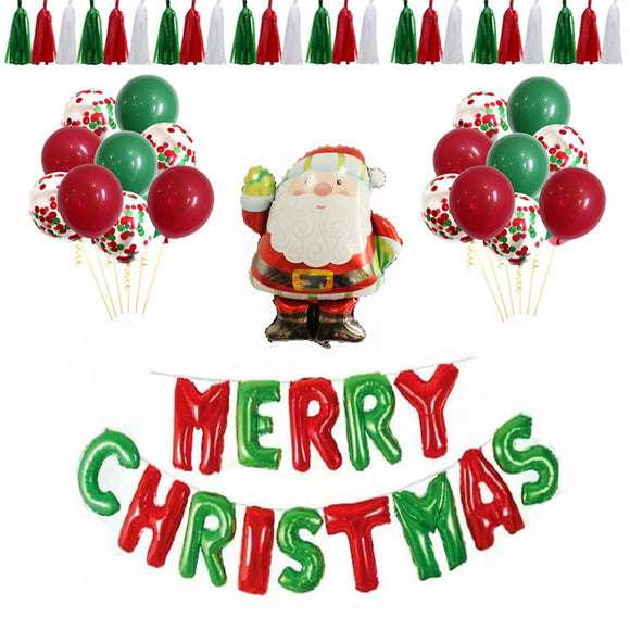 Christmas,Balloons,Colorful,Christmas,Decoration,Latex,Balloons,Party,Supplies