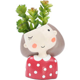 ROOGO,Creative,Models,Artificial,Flowers,Resin,Cartoon,Succulents,Flower,Micro,Landscape,Combination,Decoration