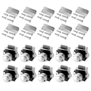 10Pcs,Button,Drawer,Cupboard,Catch,Caravan,Cabinet,Latch