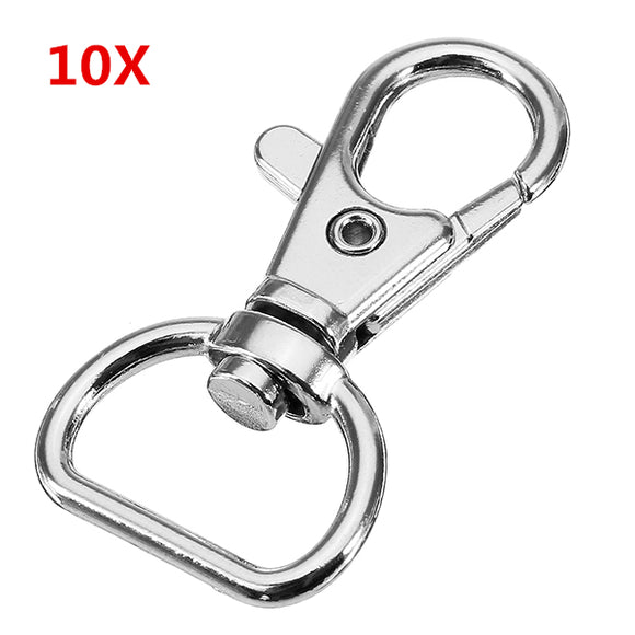 10Pcs,Silver,Alloy,Swivel,Lobster,Clasp