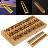 Bamboo,Incense,Burner,Drawer,Magnet,Incense,Hollow,Carving,Cover,Burner,Censer,Holder