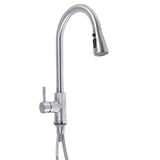 Kitchen,Faucet,Mixer,Spout,Finish,Brushed,Swivel,Spray,Swivel