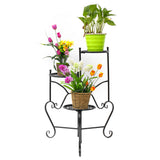 Metal,Flower,Stand,Plant,Holder,Space,Saving,Decorative,Display,Shelf