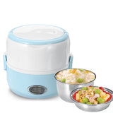 Portable,Electric,Stainless,Steel,Lunch,Bento,Picnic,Heated,Storage,Warmer,Container