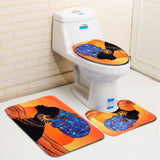 Waterproof,African,Baotou,Woman,Shower,Curtains,Hooks,Bathroom,Toilet