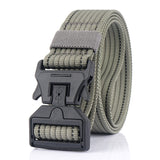 125CM,Magnetic,Buckle,Leisure,Canvas,Breathable,Waist,Quick,Unlock,Men's,Elastic,Tactical