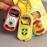 World,Football,Souvenir,National,Bottle,Opener,Keychain,Plastic,Light